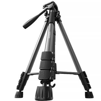 Професійний алюмінієвий штатив трипод UGREEN LP661 Professional Tripod for Phone & Camera (чорний)