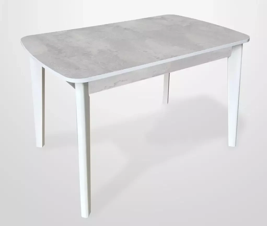 Стіл обідній Честер Fusion Furniture, колір  бетонний камінь +  білий
