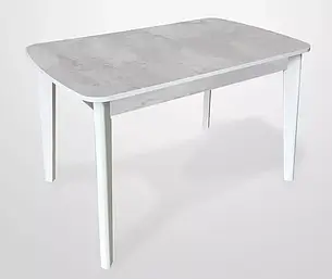 Стіл обідній Честер Fusion Furniture, колір бетонний камінь + білий, фото 1