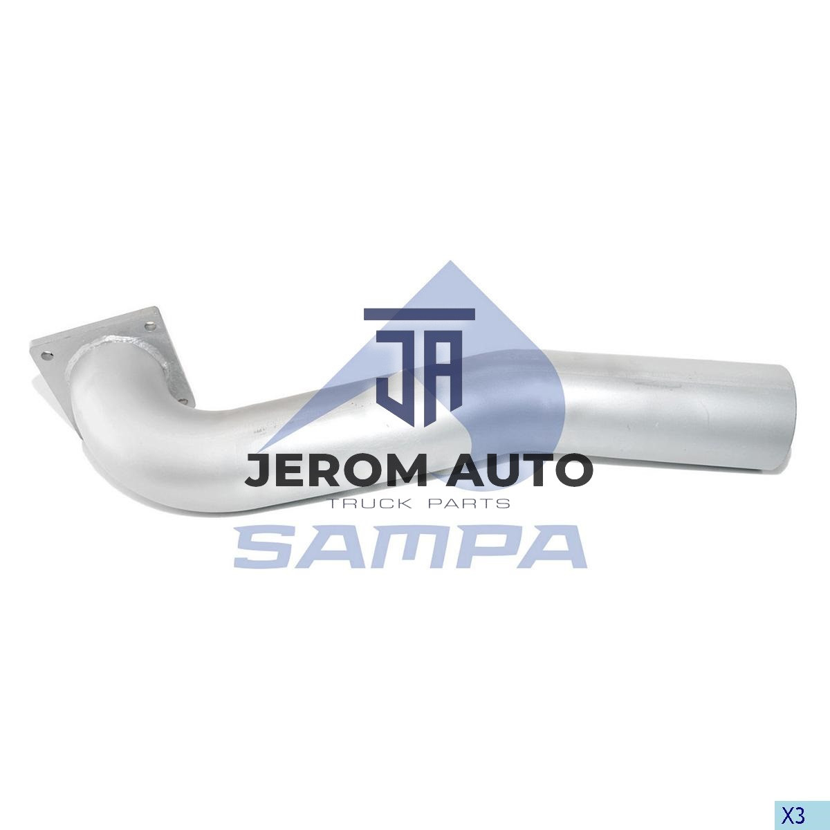 Труба вихлопу / SAMPA / 021.164, фото 1