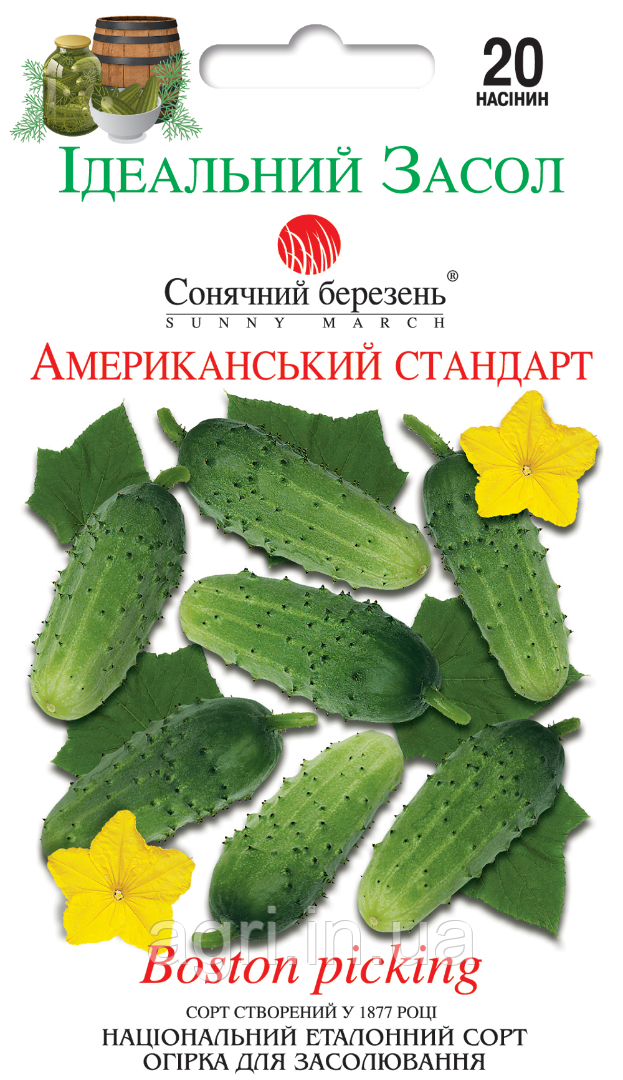 Огірок Американський стандарт, 20шт