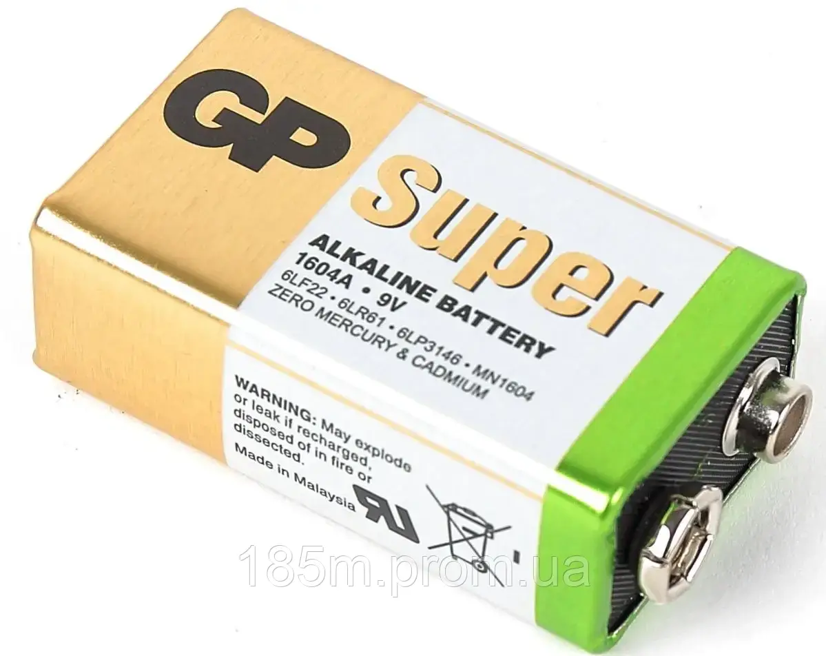 Батарейка GP 9V 6LR61, фото 1