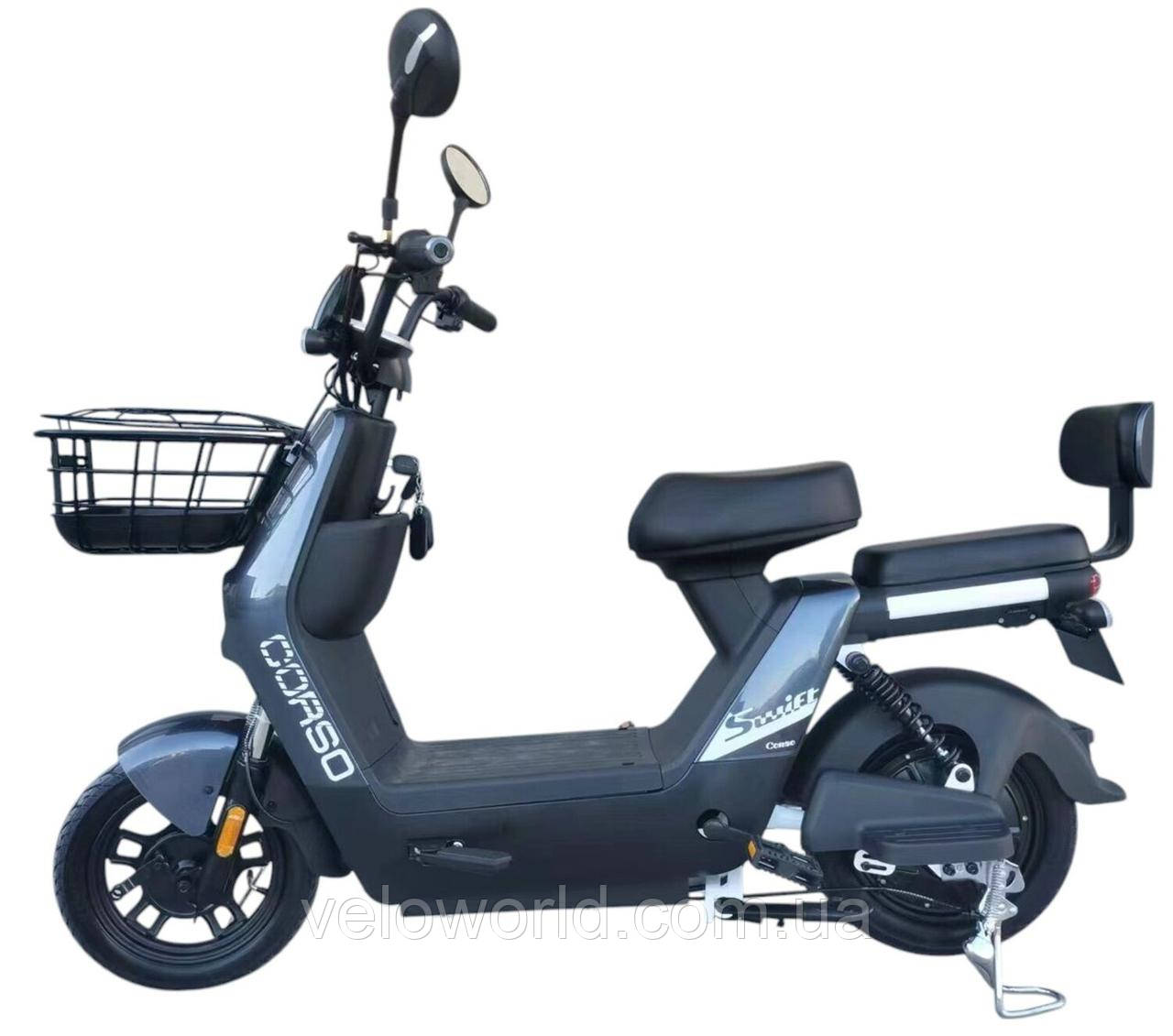 Електричний велосипед Corso Swift SW-712025 (1) двигун 500W, акумулятор 60V/20Ah, в коробці