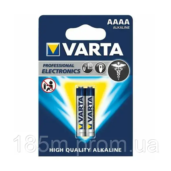 Батарейка в стілус VARTA LR61 AAAA (4061) Alkaline 2bl, фото 1