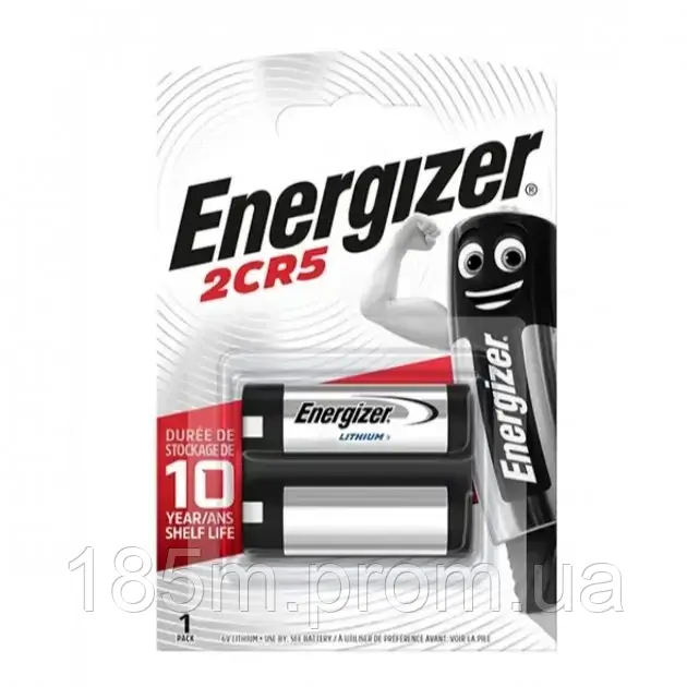 Батарейка в змішувач ENERGIZER 2CR5 Lithium Photo уп. 1шт., фото 1