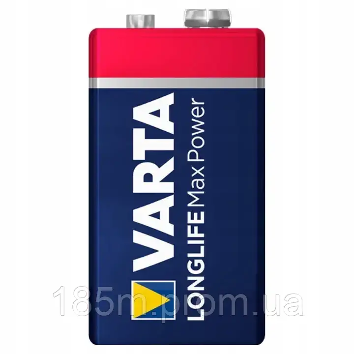 Батарейка VARTA 4722 6LR61 9V LONGLIFE MaxPower, фото 1