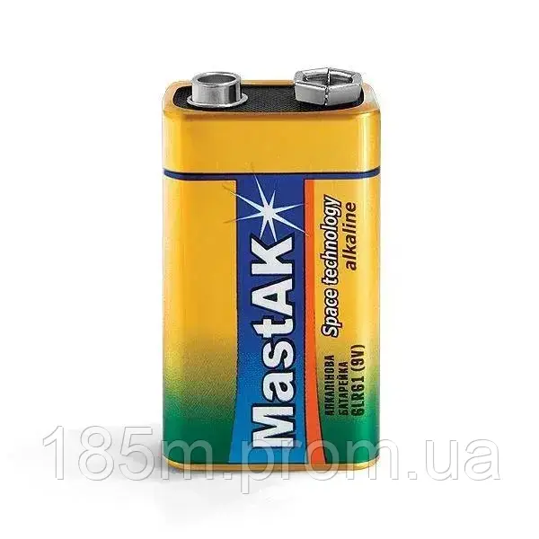 Батарейка MASTAK 6LR61 BL-1, фото 1