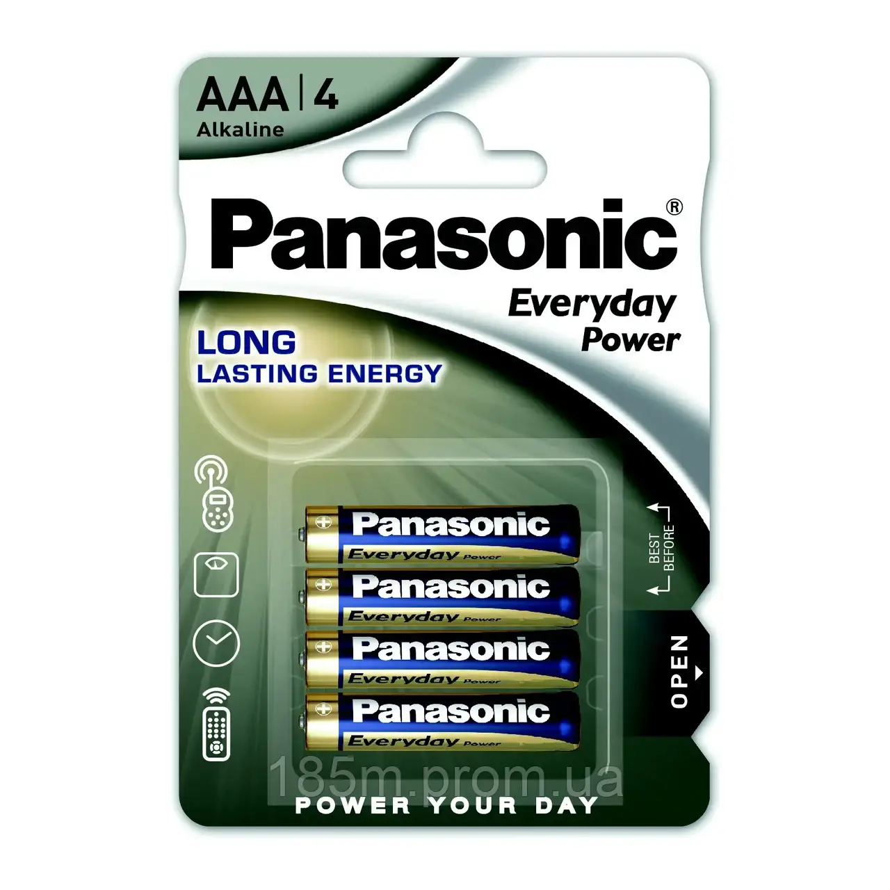 Батарейка PANASONIC LR03 AAA Everyday Power 4 шт., фото 1