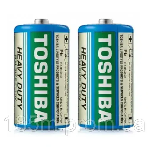 Батарейка TOSHIBA R14 KG 2шт., фото 1