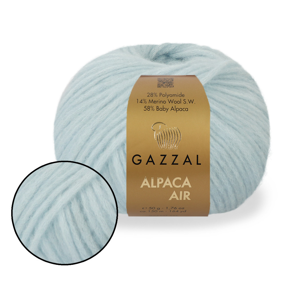 Gazzal Alpaca Air, Ніжно-блакитний №111, фото 1