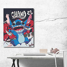 Алмазна мозайка 40*50 "Лило та Стіч" NoOD3424, Оригамі