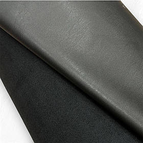 Штучна шкіра на замші колір чорний