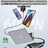 Кабель для зарядки телефону ноутбука Type-C для Type-C для швидкої зарядки смартфона тайп сі дата кабель PD 60W, фото 6