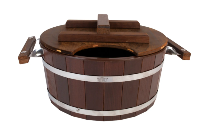 Запарник Tesli 15 л. із термолипи з пластмасовою вставкою та кришкою, фото 1