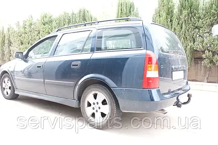 Фаркоп Opel Astra G Caravan 1998-2004 (Опель Астра Ж універсал) без підрізу бампера, фото 1