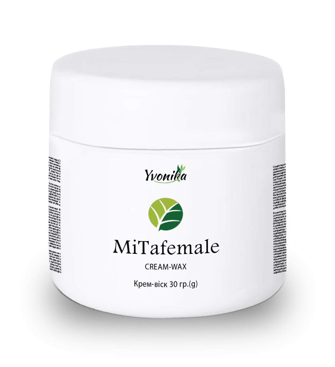 MiTafemale (Мітафімейл) - крем-віск для жіночого здоров'я