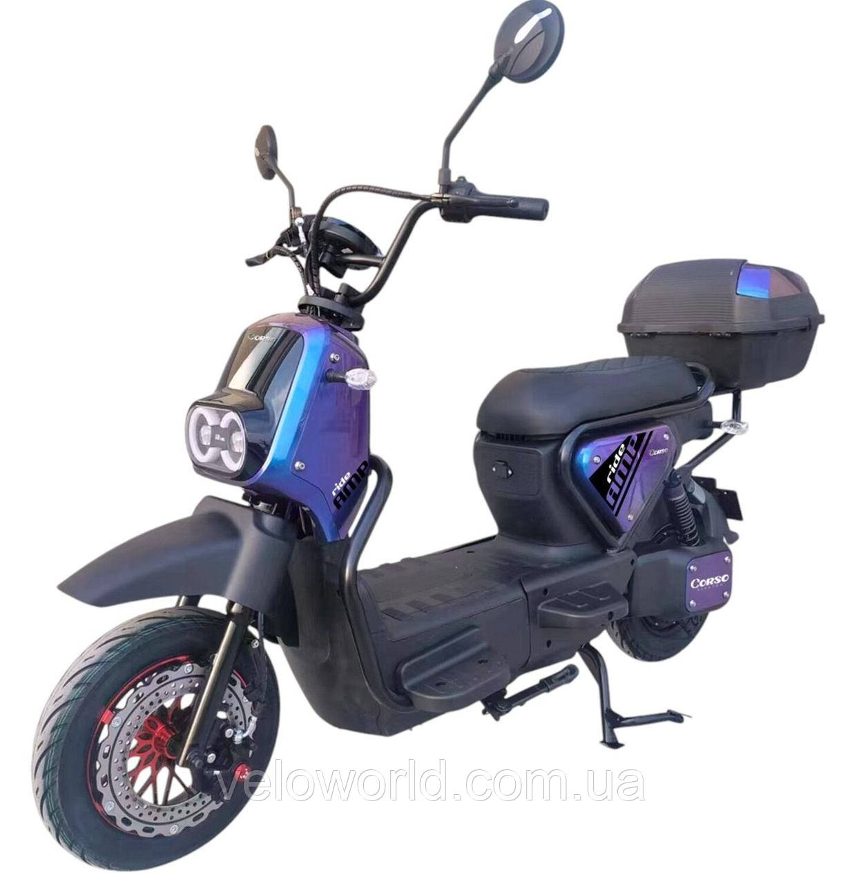 Електричний скутер електровелосипед Corso Ride 601037 (1) 1000W/72V/20AH