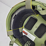 Кавер на каску без вух Fast з кишенею для противаги Кавер фаст без вух з переважанням Кишеня перевваження, фото 8