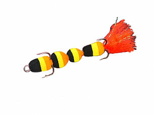 Мандула Killer Worm 4 сегменти 2,2" 55 мм мікро ПрофМонтаж