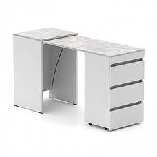 Комод трансформер  Fusion Furniture, колір білий / ательє світлий, фото 2