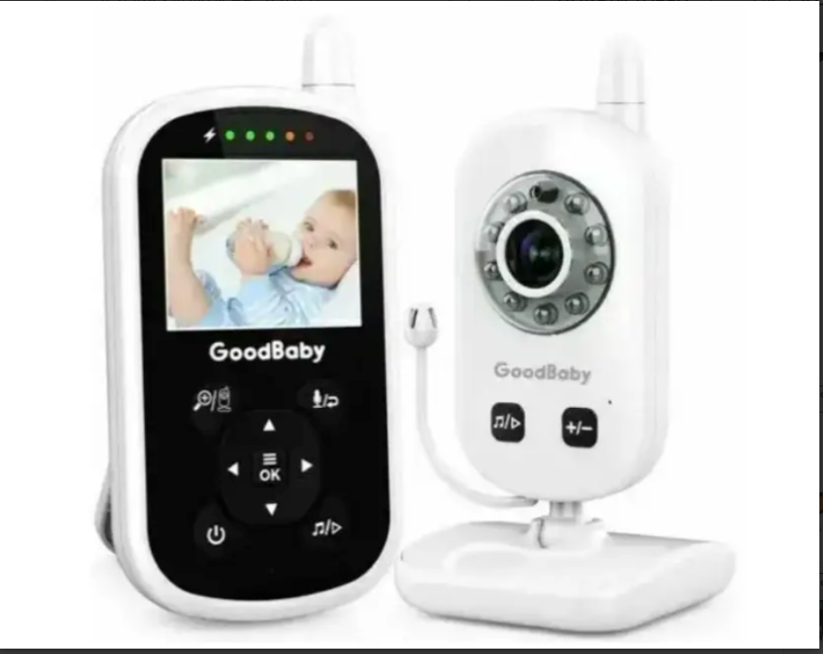 Відеоняня Baby Monitor UU24 Original JKR з датчиком звуку, нічне бачення + термометр, радіоняня, няня