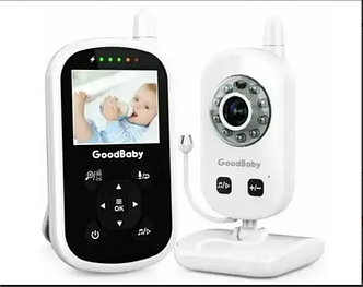 Відеоняня Baby Monitor UU24 Original JKR з датчиком звуку, нічне бачення + термометр, радіоняня, няня