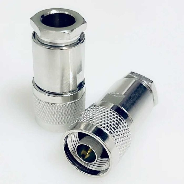 Конектор N-type Male to LMR-400, RG8, RG213, Clamp-кріплення, для коаксіального кабеля