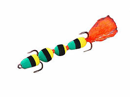Мандула Killer Worm 4 сегменти 2,2" (55мм) - мікро - ПрофМонтаж - #902 (MK4S902)