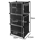 Модульна полиця для взуття, 3 модулі 6 полиць Ruhhy 12264, фото 3