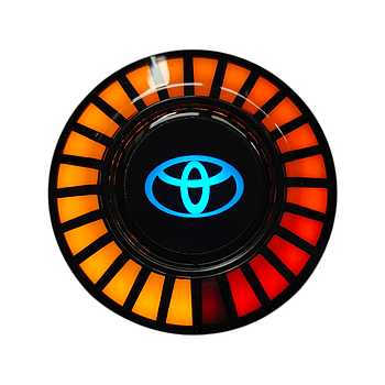 Ароматизатор в авто з еквалайзером Toyota, світлодіодне підсвічування в авто