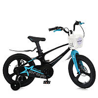 Велосипед 14" Profi MB 141020-3 STELLAR, магнієва рама, вилка, дискові гальма, кошик, крила