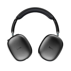 Бездротові накладні навушники з мікрофоном HOCO W35 Air (Bluetooth 5.3) Black, фото 2