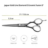 Ножиці прямі Jaguar Gold Line Diamond E Ceramic Fusion 5,0 (21151), фото 2