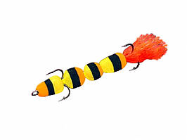Мандула Killer Worm 4 сегменти 2,2" (55мм) - мікро - ПрофМонтаж - #905 (MK4S905)
