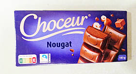 Шоколад Choceur Nougat 185 г молочний