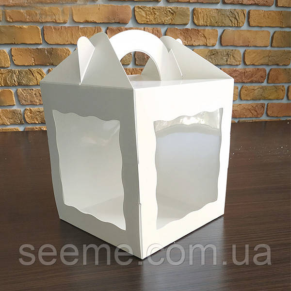 Коробка з віконцем 200x200x220 мм