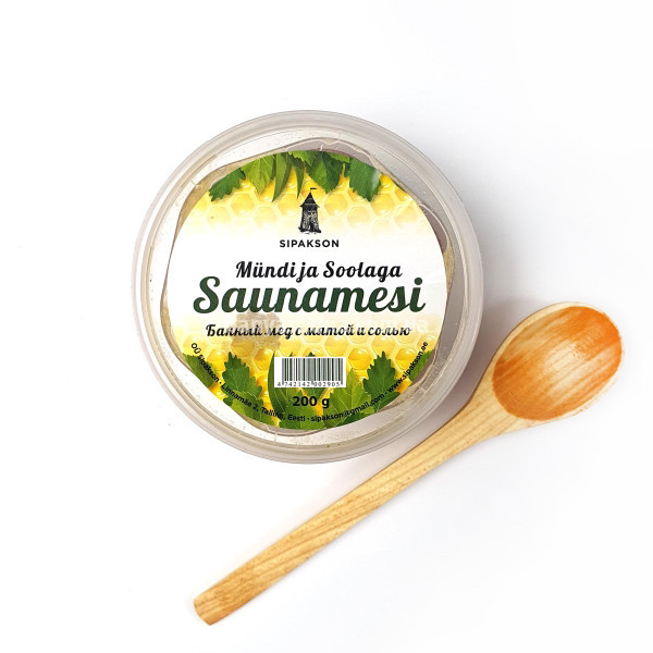 Скраб для тіла з мʼятою та сіллю для СПА процедур, фото 1