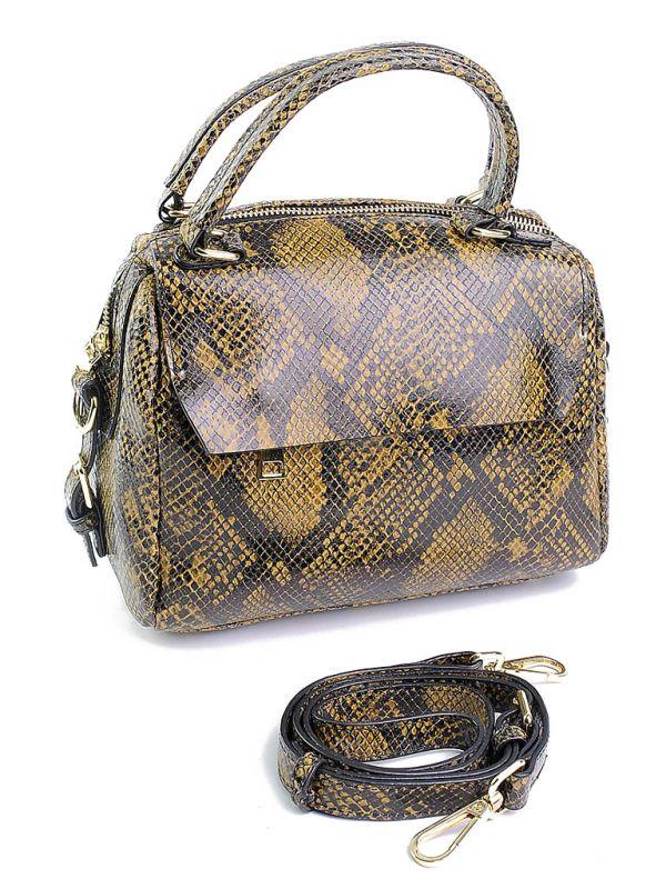 Жіноча шкіряна сумка B8268-3 Yellow.Купити жіночі сумки гуртом і в роздріб із натуральної шкіри в Україні