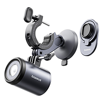 Велотримач для телефона Baseus PrimeTrip Series Dual-Color Bike Light 2-in-1 Set C12569000121-00 Black, фото 6