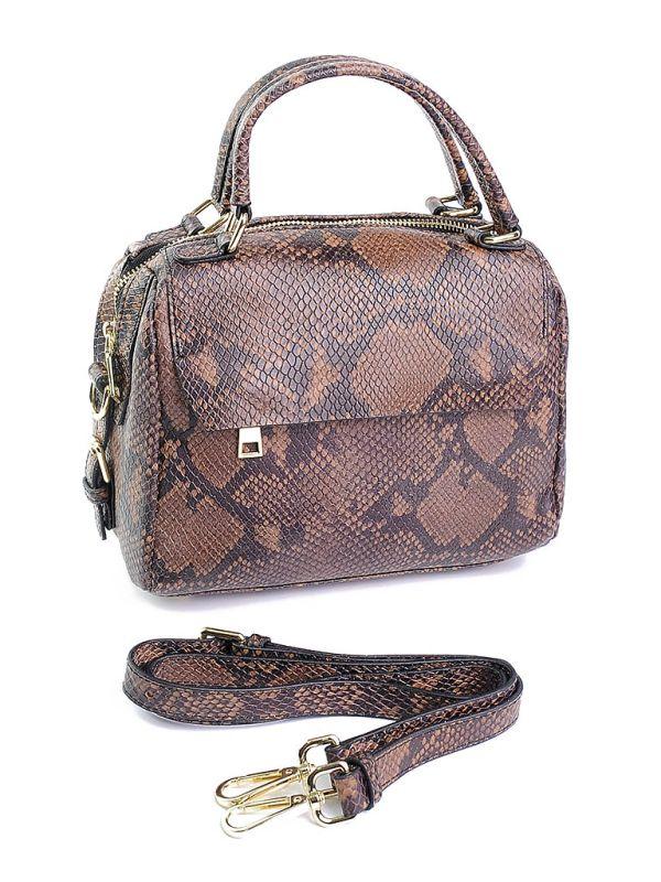 Жіноча шкіряна сумка B8268-3 Brown.Купити жіночі сумки гуртом і в роздріб із натуральної шкіри в Україні