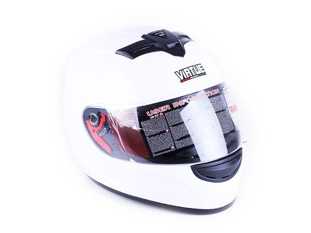 Шолом закритий мотоциклетний VIRTUE MD-803 (білий, size L) (код 2429)