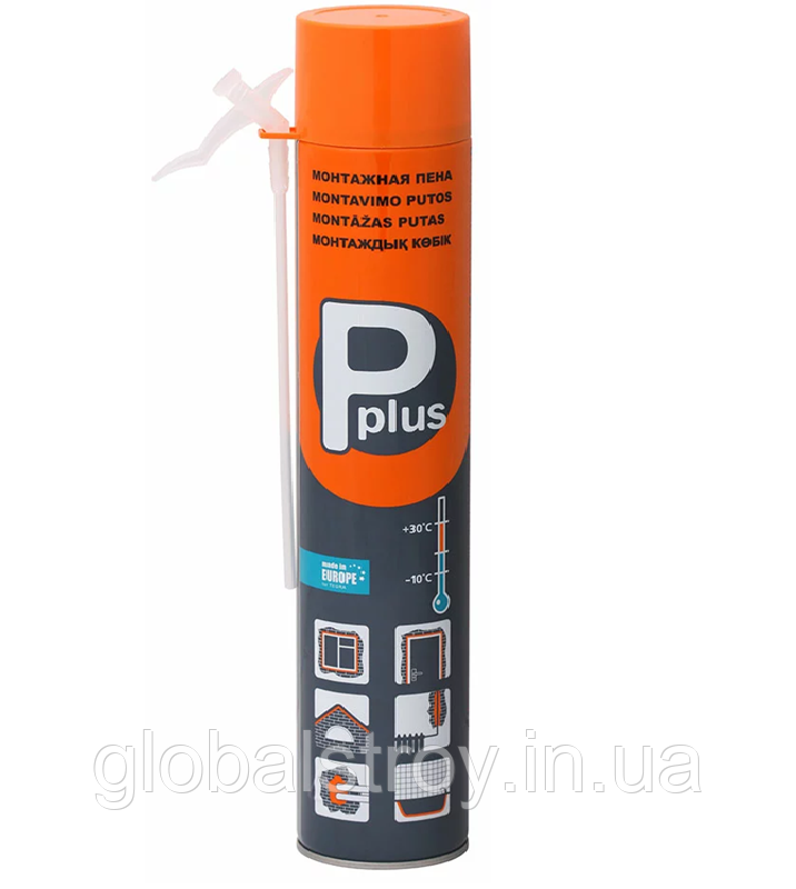 Піна монтажна з адаптером всесезонна Fome Flex Pplus Mounting foam 30 л балон 430 мл