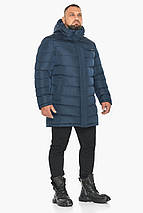 Куртка чоловіча темно-синя з облямівкою модель 49718 50 (L) 48 (M), фото 4