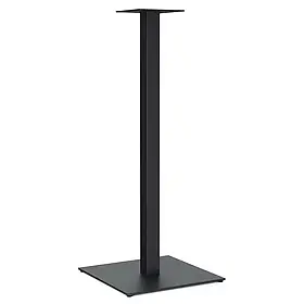 Опора для столу Quadro (Квадро), висока чорна h1080, 400х400 (8 мм)