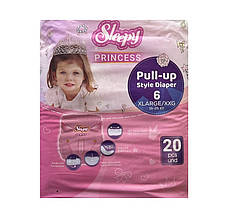 Підгузки дитячі Sleepy Princes Trainig Maxi XL-6  (15-25 кг) 20 шт