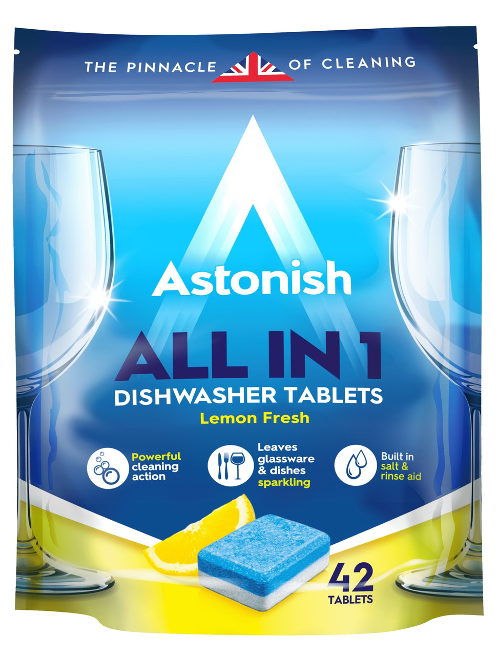 Таблетки для посудомийних машин Astonish All-In-1 42шт, фото 1