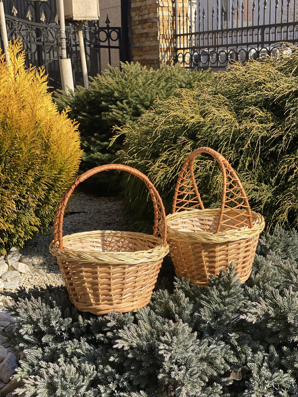 Кошик плетений з лози "Карусель" дитячий. Арт: 2069, фото 1