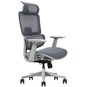 Крісло поворотне WALTER сіра сітка/сірий каркас