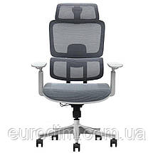 Крісло поворотне WALTER сіра сітка/сірий каркас, фото 2