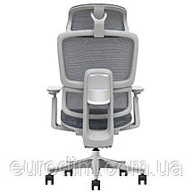 Крісло поворотне WALTER сіра сітка/сірий каркас, фото 3